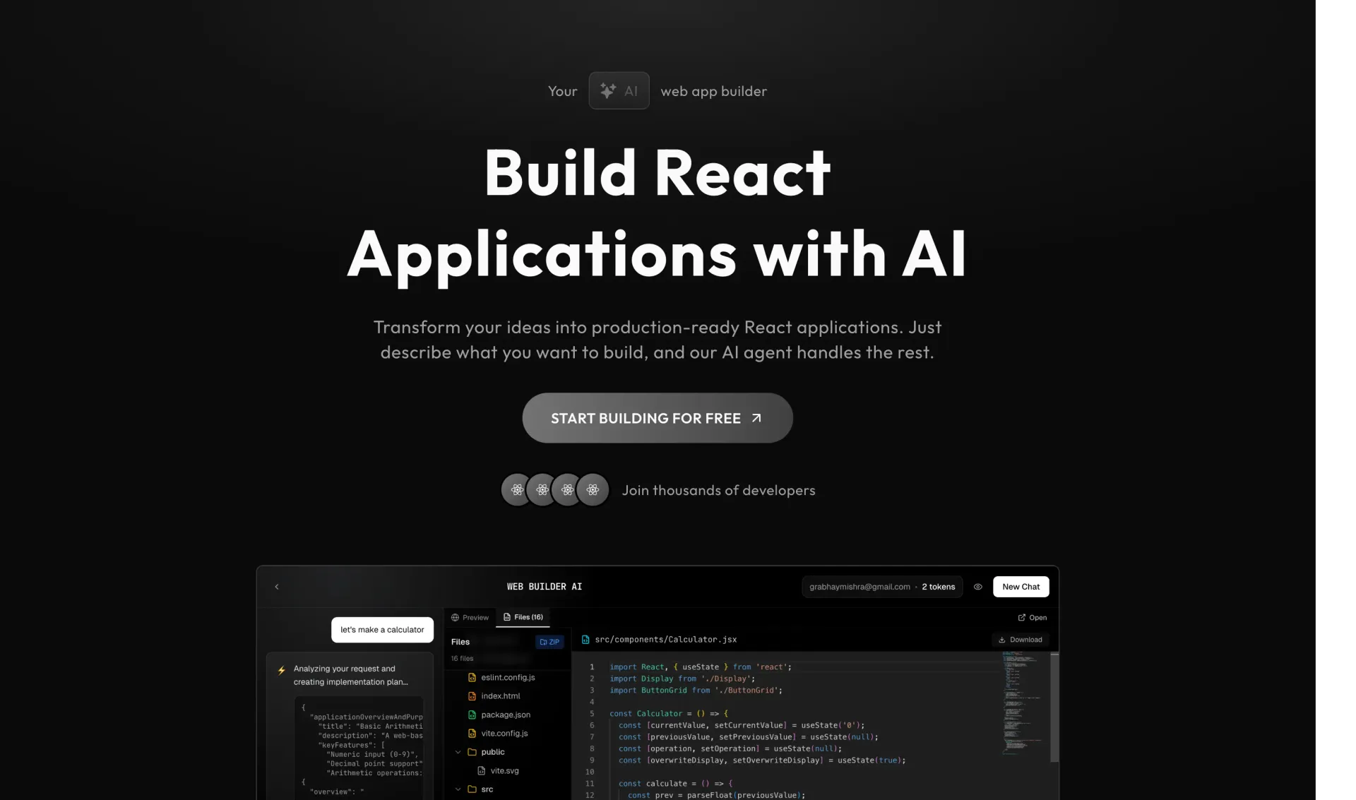WebBuilder preview